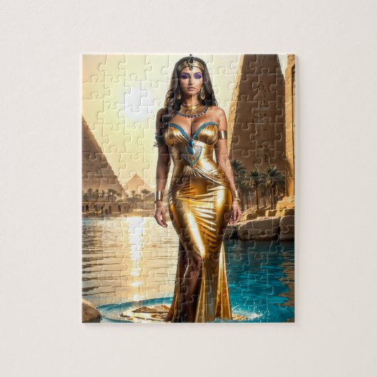 ナイルの黄金女王 ジグソーパズル (縦)