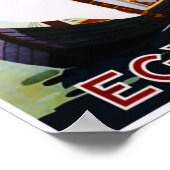 ナイルエジプトヴィンテージ旅行ポスターにボート ポスター (角)