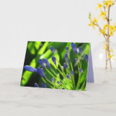 ナイルカードの嵐雲ユリ カード (黄色い花)