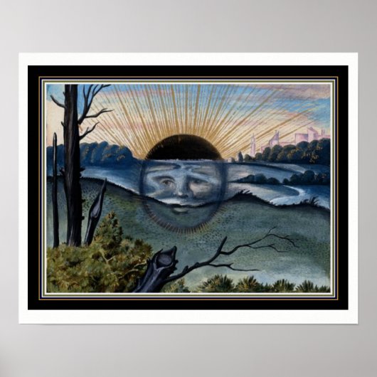 ナイルデルタ錬金術図16x20 ポスター (正面)