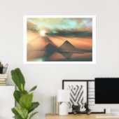 ナイルプリント ポスター (ホームオフィス)