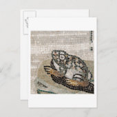 ナイルモザイク、フォーン家のカエル ポストカード (正面/裏面)