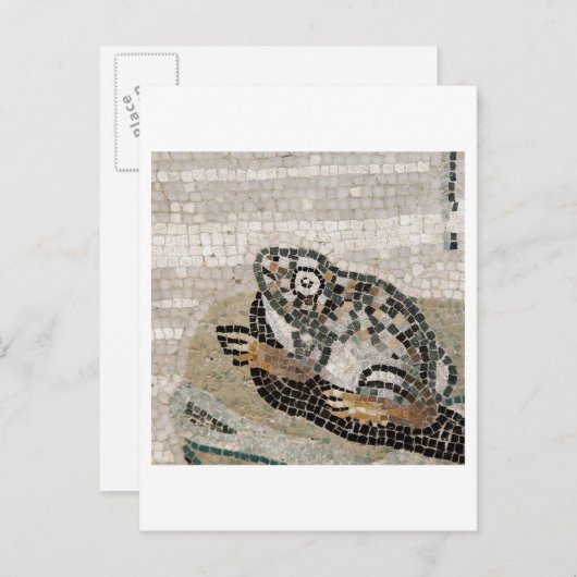 ナイルモザイク、フォーン家のカエル ポストカード (正面/裏面)