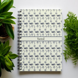 ナイルリバーボタニカルパターンカスタム ノートブック