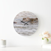 ナイルワニ ラージ壁時計 (ホーム)