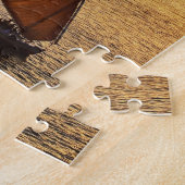 ナイル川で観光客と3羽のタカ ジグソーパズル (側面)