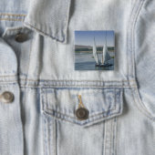 ナイル川と交通手段として使われる帆船 缶バッジ (インサイチュ)