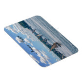 ナイル川に沿って航海するフェルーカス – アスワン,エジプト マグネット (右側)