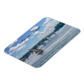 ナイル川に沿って航海するフェルーカス – アスワン,エジプト マグネット (左側)