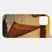 ナイル川に観光客を伴う3頭の鷹 Case-Mate iPhoneケース (裏面 (横))
