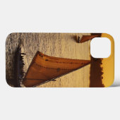 ナイル川に観光客を伴う3頭の鷹 Case-Mate iPhoneケース (裏面 (横))