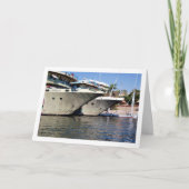 ナイル川のエジプトの船、ルクソール カード (正面)