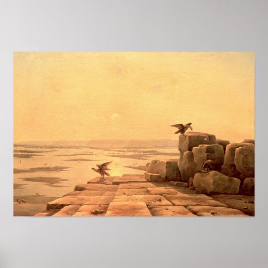 ナイル川のオーバーフロー， 1842 ポスター (正面)