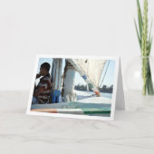 ナイル川のフェルッカ カード (正面)