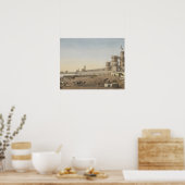 ナイル川の向こうのダム、アスワン建物 ポスター (キッチン)