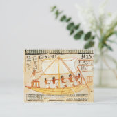 ナイル川の船頭、センネフェの墓から ポストカード (スタンド正面)