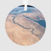 ナイル川、紅海地中海の海。 オーナメント (裏面)