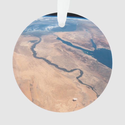 ナイル川、紅海地中海の海。 オーナメント (正面)