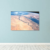 ナイル川、紅海地中海の海。 キャンバスプリント (インサイチュ (ウッドフロア))