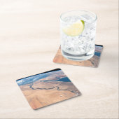 ナイル川、紅海地中海の海。 スクエアペーパーコースター (インサイチュ)