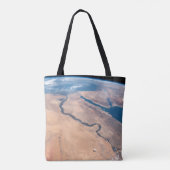 ナイル川、紅海地中海の海。 トートバッグ (裏面)
