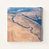 ナイル川、紅海地中海の海。 ノートブック (裏面)