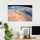 ナイル川、紅海地中海の海。 ポスター (ホームオフィス)