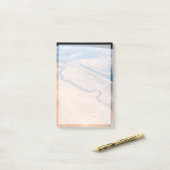 ナイル川、紅海地中海の海。 ポストイット (デスク上)