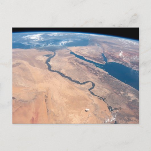 ナイル川、紅海地中海の海。 ポストカード (正面)