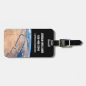 ナイル川、紅海地中海の海。 ラゲッジタグ (正面横)