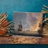 ナイル海戦1798年威厳がある第1次銘 フォトプラーク (側面)