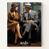 ナイル カティヤ ライター レトロ イメージ スパイラル ノートブック (裏面)