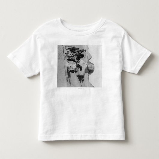 ナイル、Sphix走行しているエジプトの観光客 トドラーTシャツ (正面)