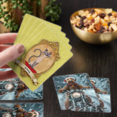 ナイレデールドッグオートバイクリスマス トランプ (インサイチュ)