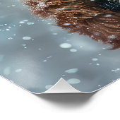 ナイレデールドッグオートバイクリスマス ポスター (コーナー)