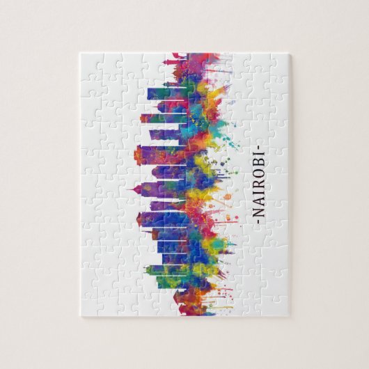 ナイロビケニアスカイライン ジグソーパズル (縦)