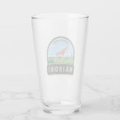 ナイロビナショナルパークキラフェトラベルアートヴィンテージ タンブラーグラス (裏面)