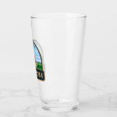 ナイロビナショナルパークキラフェトラベルアートヴィンテージ タンブラーグラス (左)