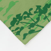 ナイロビナショナルパークキラフェトラベルアートヴィンテージ フリースブランケット (角)