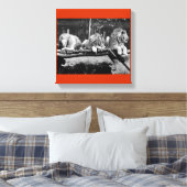 ナイロビライオンズ – B&W キャンバスプリント (インサイチュ (寝室))