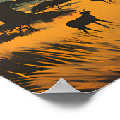 ナイロビ国立公園 ポスター (角)