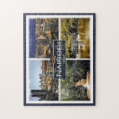 ナイロビ – ケニア – モザイク – ジグソーパズル (縦)