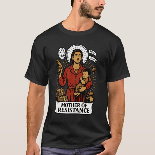 ナイロビ - レジスタンスの母 - お金盗難 F Tシャツ (正面)