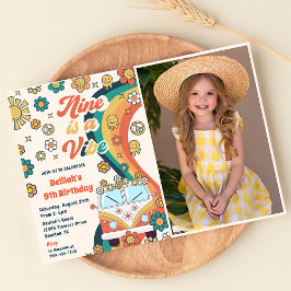 ナインはヴィベレトロフローラ9th誕生日パーティー 招待状