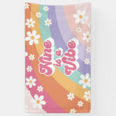 ナインはヴィベレトロレインボー9誕生日 横断幕 (縦)