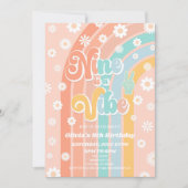 ナインはヴィーベレインボーデイジー9thバースデーパーティー 招待状 (正面)