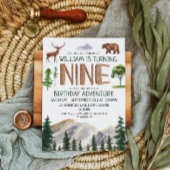 ナインエクスプローラーボーイ誕生日 招待状