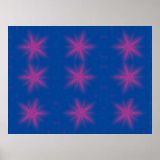 ナインスターズ – Ken Gage Art ポスター (正面)