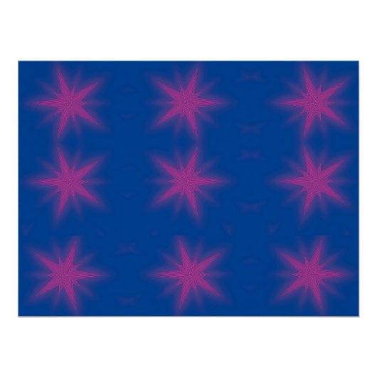 ナインスターズ – Ken Gage Art ポスター (正面)