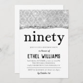 ナインティダイヤモンド誕生日招待状 招待状 (正面/裏面)